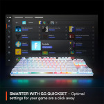 خرید کیبورد SteelSeries Apex Pro TKL نسل سه - سوییچ HyperMagnetic OmniPoint 3.0 - سفید